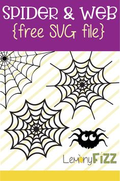 spider and web free svg file with the text, how to use it?