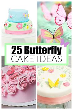 Butterfly cakes. Cake Ideas Butterfly, Butterfly Cake Ideas, Butterfly Cupcake Cake, Butterfly Theme Cake, Butterfly Birthday Cake, Wave Cake, Spring Birthday Party, Butterfly Birthday Cakes