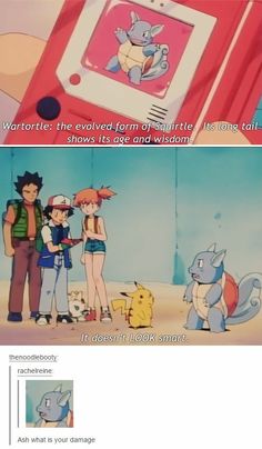 the pokemon movie is shown in two different languages