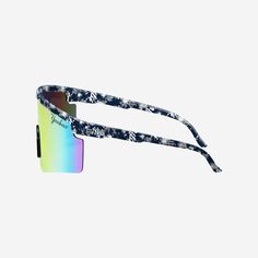 You've got it made in these shades. Kick back, relax, and support your squad in style with the New York Yankees Floral Large Frame Sunglasses. Features Shield sunglasses with gradient lenses, the perfect look for every sunny day Floral, team-colored design on rim and temples so you can rep the team in style Printed wordmark team name display on upper corners of lens, in case there were any doubts where your allegiances lie Comfortable nose pad to keep you comfy on those extended afternoons outdo Blue Sunglasses With Uv Protection For Streetwear, Blue Uv Protection Sunglasses For Streetwear, Blue Mirrored Sunglasses For Streetwear, Multicolor Shield Sunglasses With Uva Protection For Beach, Cool Shield Sunglasses With Gradient Lenses For Streetwear, Multicolor Anti-reflective Shield Sunglasses For Beach, Beach Multicolor Shield Sunglasses With Anti-reflective Coating, Multicolor Casual Shield Sunglasses With Uva Protection, Casual Multicolor Shield Sunglasses With Uva Protection