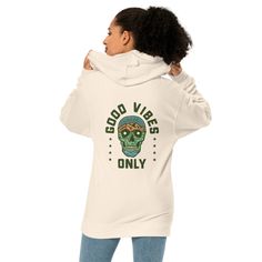 Good Vibes Only - Hoodie – Milk x Whiskey Mens Christmas Shirts, Mr Toad, Split Stitch, Around The Campfire, Womens Christmas Shirts, Outdoor Comfort, Cheap Hoodies, Short Sleeve Shirt Women, Mens Short Sleeve Shirt