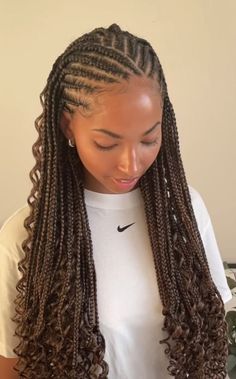 50 Stunning Braids for Black Women: Gallery & Video Showcase | 50 of the Best Braids for Black Women (Gallery & Video) | Aesthetic Braided Hairstyles For Women Kadeřnické Trendy, Goddess Braids Hairstyles, Long Box Braids, Braided Hairstyles For Teens, Box Braids Hairstyles For Black Women, Braided Cornrow Hairstyles, Quick Braided Hairstyles, Cute Box Braids Hairstyles, Protective Hairstyles Braids