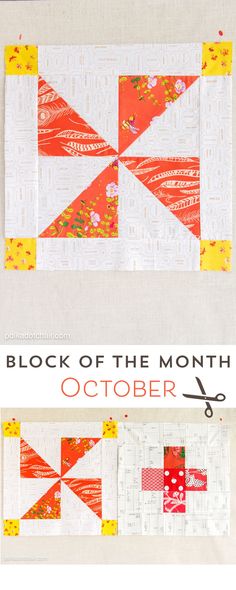 the block of the month for october