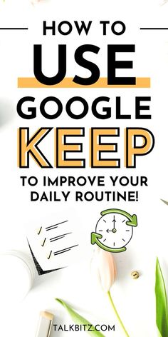 Keep is an excellent app developed by Google to make notes, lists, reminders, you need to keep forever. Here's how to use the Google Keep app in 2020. Google Notes Ideas, Google Keep Organization, Google Keep Ideas, Google Productivity, Routine App, Google Notes, Keep Notes, Google Tasks