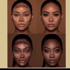 Maquillage Yeux Cut Crease, Makeup Tip, Natural Make Up Looks, Makeup For Black Skin, Brown Skin Makeup, Makeup Help, Face Makeup Tips, Smink Inspiration, Face Makeup Tutorial