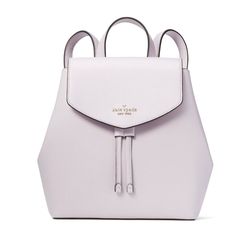 New With Tags 100% Authentic Kate Spade New York Lizzie Medium Backpack Lilac Moonlight With Light Gold Tone Hardware Style # Wkr00345 Saffiano Leather Drawstring And Flap Snap Closure Inside Slip And Zip Pockets Metal Kate Spade Pin Mount Logo Adjustable Straps With 30" Drop Handle With 3" Drop Dust Bag Not Included Height: 9 1/2" Length: 8 3/4" Depth: 4 1/2" Elegant Kate Spade Leather Backpack With Detachable Strap, Elegant Soft Leather Backpack For Errands, Elegant Soft Leather Backpack, Kate Spade Chic Backpack With Detachable Strap, Kate Spade Chic Backpack With Adjustable Strap, Chic Kate Spade Backpack With Detachable Strap, Elegant Kate Spade Backpack With Detachable Strap, Kate Spade Elegant Backpack, Chic Kate Spade Leather Backpack For Errands