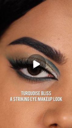 SUGAR Cosmetics on Instagram: "Turquoise Bliss 💙 Transform your eyes with this stunning eyeshadow look! How would you incorporate this bold shade into your makeup routine? ✨ 

In frame: @next.door.diva 

Products:
💞SUGAR Blend The Rules Eyeshadow Palette - 07 Ivy
💞SUGAR Blacklash Volumizing Mascara - 01 Black Up
💞SUGAR Maximeyes Drama Magnetic Lashes & Eyeliner
.
.
Shop now from SUGAR’s website & app🛍️
.
.
#TrySUGAR #SUGARCosmetics  #turquoise #eyeshadow #eyeshadowpalette #eyemakeup #eye #eyeshadows" Tourquise Eye Makeup, Smokey Turquoise Eye Makeup, Turquoise And Silver Eye Makeup, Turquoise Eye Makeup, Turquoise Eye Makeup Aqua Blue, Aqua Blue Eyeshadow, Anti Aging Makeup, Hair Due, Magnetic Lashes