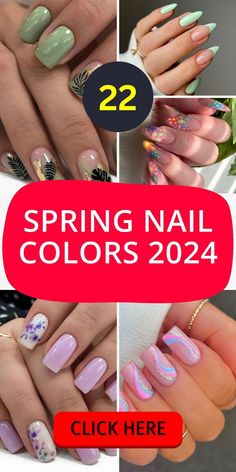 Dive into the season with our ‘Summer Nails 2024’ collection! 💅✨ Discover the hottest trends that will make your nails pop with vibrant colors and bold designs. Whether you’re lounging by the pool or enjoying a summer night out, these styles are sure to turn heads and spark conversations. Get ready to be inspired by our expert tips on achieving the perfect summer manicure that complements your sunny adventures. Don’t forget to save your favorites and share the summer vibe with your friends! #SummerNails2024 #NailTrends #ManicureInspiration Popular Spring Nail Colors 2024, Dip Nails Spring 2024, Nail Colors For Spring 2024, Spring 2024 Dip Nail Colors, Spring Nails Colors 2024, Popular Nail Designs 2024, Spring Dip Nail Colors, Nail Colors 2024 Spring, Spring Oval Acrylic Nails