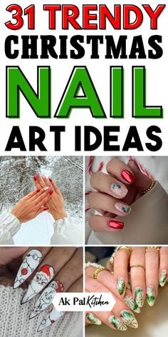 Elevate your holiday look with these Christmas nail designs! From cute Christmas nails to classic red and green nails, find the perfect festive style. Whether you love Christmas almond nails, square nails, or acrylic nails, there are plenty of Christmas nail art ideas to suit your taste. Explore options like Christmas dipped nails, gel nails, and winter nails for a cozy holiday vibe. Get inspired with easy holiday nail designs that make your nails shine all season long! Christmas Dipped Nails, Christmas Almond Nails, Red And Green Nails, Holiday Nails Easy, Christmas Dip, Christmas Nail Art Ideas, Holiday Acrylic Nails, Nails Gel Nails