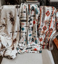 SNUGGLE SZN 🤍 Tell me you’ve seen our new home goodies? Last Pic Shows them all 🫶🏼 #westernhome #cuddletime #westernbohodecor #bohodecor Western Boho Decor, Western Homes, Boho Decor, New Homes