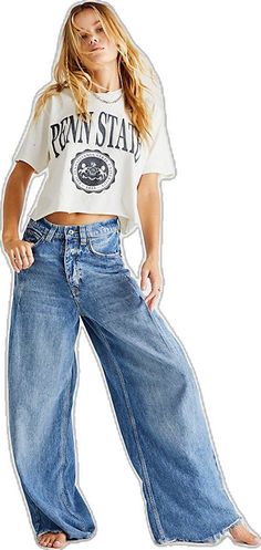 Slouchy Jeans, Wide Legs, Old West, Boho Clothing, Boho Outfits, My Favorites, Bell Bottom Jeans, Effortless Style, Mom Jeans