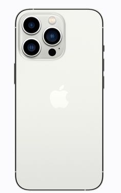 an iphone with two cameras on the front and back sides, all facing different directions