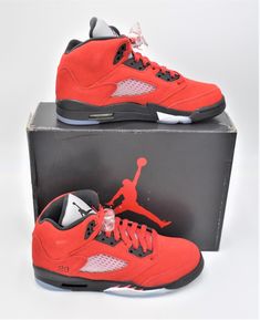 Nike Air Jordan 5, Raging Bull, Jordan 5 Retro, Air Jordan 5 Retro, Jordan 23, Air Jordan 5, Girly Shoes, Jordan 5, Nike Air Jordan