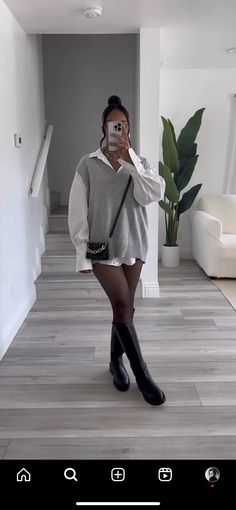 Comfy Brunch Outfit Winter, Causal Outfit Ideas For Women, Mall Shopping Outfit, Cold Weather Brunch Outfit, Pinterest Winter Outfits, Lunch Date Outfit Casual Classy, Fall Outfits Black Women, Looks Country, Winter Fashion Outfits Casual