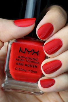 Red Nail Polish Bright Red Nail Polish Nail Lacquer 4.00 Red Nail Polish Designs, Dark Green Nail Polish, Bright Red Nail Polish, Nail Polish Dry Faster, Nail Polish Nails, Bright Red Nails, Polish Design, Red Polish, Polish Nails