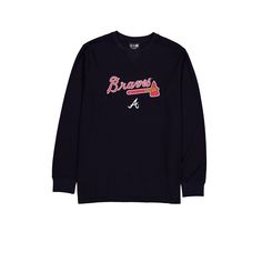 The Atlanta Braves Sport Night Long Sleeve T-Shirt features a screen-printed Braves wordmark above a team logo at the front.Fabric: 50% Cotton, 50% Polyester, Thermal Atlanta Braves Shirt, Atlanta Braves, Team Logo, A Team, Long Sleeve T Shirt, Atlanta, Long Sleeve Tshirt, Screen, ? Logo