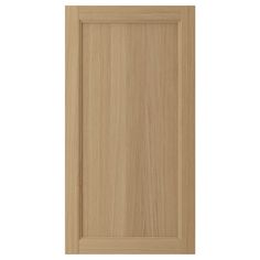 a wooden door on a white background