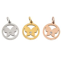 ★butterfly initial necklace,insect bracelet,insect charm★ Quantity：1PCS/Pack Plating: Real Gold ,Nikel free, Leadfree,Cadmium free Color：Gold / Silver / Rose Gold Measurements: 16*12*1.5mm Usage : Charm for bracelet, necklace or other crafts We specialize in LARGE BULK ORDERS and can offer WHOLESALE PRICING - please ask if you have any questions. We ship the item to worldwide from China,so please pay attention to the shipping time before place the order. To U.S：Through USPS need 7-15 days to arr Butterfly Charm Pendant Necklace For Jewelry Making, Jewelry Connectors, Cross Jewelry, Cord Bracelets, Butterfly Pendant, Steel Jewelry, Stainless Steel Jewelry, Silver Roses, Silver Rose Gold