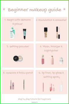 If you want to know how to get rid of eye bags, these beauty hacks will teach you how to treat and prevent puffiness, and hide dark circles fast! Buying Makeup For Beginners, Simple Makeup Steps For Beginners, Makeup Prep Steps, Makeup Brands For Beginners, Basic Makeup Routine For Beginners, Make Up For Beginners Step By Step, Basic Beginner Makeup, Basic Makeup Products For Beginners, Make Up Tutorial Step By Step Face