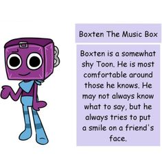 an image of a cartoon character with the caption box on his face and text below it