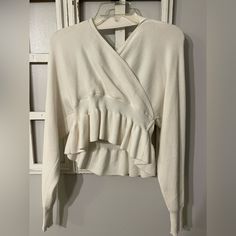 Amazing Beautiful Brand New W/O Tag Item Was Purchased But Never Worn Size M Stored In Smoke-Free/Pet-Free Environment No Rips, Stains, Or Tears Fitted Sweater For Brunch, Shein Women, Open Back Sweater, Shein Sweater, Large Cardigan, Mock Turtleneck Sweater, Bell Sleeve Sweater, Crop Top Sweater, Collar Sweater