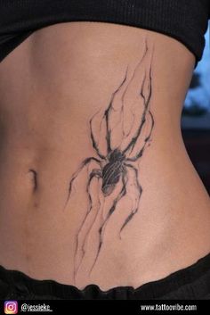 tattoos Tattoo Main, 42 Tattoo, Cute Thigh Tattoos, Model Tattoo, Web Tattoo, Tasteful Tattoos, Spider Tattoo, Pretty Tattoos For Women, Stomach Tattoos