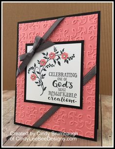 a card with the words celebrating one of god's most remarkable creations on it