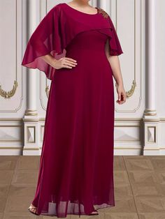 4637327c-775b-47c9-ac55-9f0f7f62613d Plus Size Chiffon Dress, Plus Size Bridesmaid Dress, Sleeve Bridesmaid Dress, Evening Long Dress, Wedding Day Dresses, Elegant Shawl, Elegant Bridesmaid Dresses, 파티 드레스, Plus Size Bridesmaid