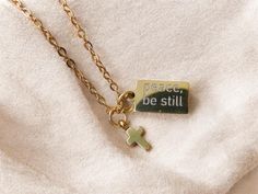 Peace, Be Still Mark 4:39 Engraved necklace christian necklace, adult baptism gift, Jesus necklace confirmation gift christian jewelry ★ STORY ★ When you purchase from our shop, you buy from a true believer. For every product purchase, 10% of this shop's profit goes to expanding, working, and helping the Kingdom. Please read the 'About' section to find out more. ★ MATERIAL ★ ♡ The Engraved tag is made of surgical stainless steel in silver and gold. It is waterproof, tarnish-proof, and hypoallergenic. ♡ The words are engraved, not just printed on the surface, which will fade over use. ★ SPECS ★ ♡ Optional additional tiny cross ♡ Chain type: dainty roll chain 🤍tag size: 13mm X 8mm X 1.2mm  ♡ Chain length:  40cm + 5cm (16 - 18")  ♡ Clasp: Lobster Claw ★ PACKAGING ★ ♡ It will come in a compli Peace Be Still, Adult Baptism Gifts, Adult Baptism, True Believer, Jesus Necklace, Necklace Christian, Mark 4, Tiny Cross, Christian Necklace