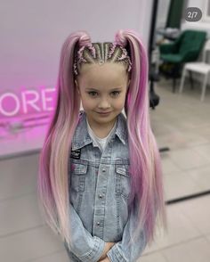 Kids Hair Braids, Kids Braids, Cool Blonde Hair, Birthday Hair, Barbie Hair, Kids' Braids