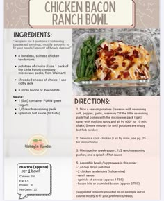 Mikayla Thomas Recipes, Makayla Fitness, Mikayla Thomas Fit Recipes, Makayla Thomas, Red Potato, Healthy Lunch Meal Prep, Macro Friendly Recipes, Healthy High Protein Meals, Prep Bowls