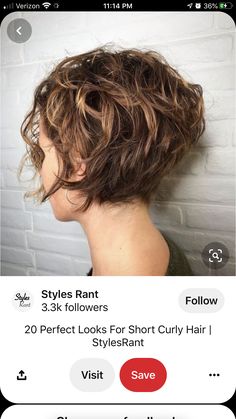 Womens Curly Short Haircut, Curly Reverse Bob Haircut, Curly Bob Hairstyles 2023, Best Haircut For Fine Curly Hair, Short Hairstyle Women Curly Hair, Concave Bob Hairstyles, Bobbed Hairstyles With Fringe, Lob Hairstyles, Short Curly Bob Hairstyles