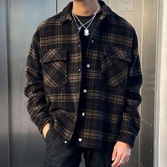 Fashion Outerwear, Mens Casual Dress Outfits, Men Stylish Dress, Guys Clothing Styles, Mens Fashion Streetwear, Winter Outfits Men, Cool Outfits For Men