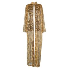 Long Fall Wedding Outerwear, Luxury Gold Outerwear For Spring, Elegant Long Outerwear For Daywear, Elegant Festive Evening Outerwear, Elegant Fall Outerwear With Gold Embroidery, Elegant Beige Outerwear For Festive Season, Elegant Festive Beige Outerwear, Chic Gold Long Sleeve Outerwear, Luxury Gold Party Outerwear