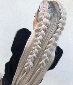 #braids Come Intrecciare, Box Braids Pictures, Long Box Braids, Try On Hairstyles, Braided Hairstyles Easy, Trending Hairstyles, Braided Updo, Braids For Long Hair, Box Braids Hairstyles