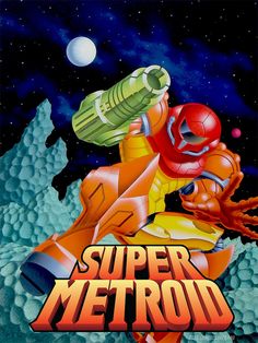 the cover art for super metroid