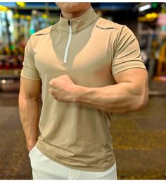 MuscleFit Men's Breathable Gym & Workout T Shirt Functional Short Sleeve Top For Sports Events, Breathable Short Sleeve Tops For Sports Events, Short Sleeve Training Top For Sports Season, Short Sleeve Training Top, Fitness T Shirts, Men's Fitness, Workout Games, Mens Workout Clothes, Fitness Apparel