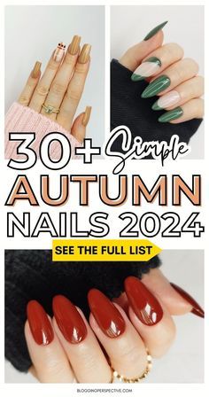 Add a bronze glow to your nails for warm, fall-inspired style! 🌿 Perfect for cozy days. 💖 Save now! Classy Fall Nail Designs, Simple Autumn Nails, Vaca Nails, Easy Fall Nail Designs, Autumn Nails Fall, Best Fall Nails, Pale Nails, Autumn Nail Art, Crackle Nails