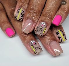 Natural Summer Nail Designs, Tulum Nails Design, Travel Nails Designs, Nails Art Ideas, Nail Candy, Almond Acrylic Nails