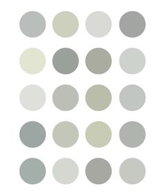 the different shades of gray and white are shown in this image, with one half circle on