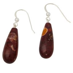 Jay King Sterling Silver Red Leopard Skin Quartzite Teardrop Earrings Elongated teardrops of a unique, South African quartzite give these handcrafted sterling silver earrings a sleek, trendy look we think you'll love. A new Mine Find from Jay King.       Approx. 1-11/16"L x 3/8"W     Stamped .925     Pierced with wire backs     Earrings have elongated, teardrop-shaped drops of multicolor red and brown "Leopard Skin" quartzite    Stone Information       All sizes and weights approximate     Stabi Brown Sterling Silver Teardrop Jewelry, Brown Teardrop Sterling Silver Jewelry, Red Hypoallergenic Teardrop Earrings, Sterling Silver Teardrop Earrings With Lever Back, Red Teardrop Hypoallergenic Earrings, Sterling Silver Gemstone Teardrop Earrings, Sterling Silver Long Drop Teardrop Gemstone Earrings, Long Drop Gemstone Teardrop Earrings Gift, Red Teardrop Sterling Silver Jewelry