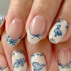 Funky White Nails, Diy Nail Stickers With Gel Polish, Artsy Nails Designs, Silly Nails, Mary Nails, Fairy Nail Art, Egg Nails, Nailart Designs, Fresh Nails