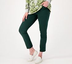 These ultra-sleek slim-leg pants will have everyone talking at brunch this weekend. They're impossible to ignore and will find their way into your daily fashion rotation quite often. From Susan Graver.