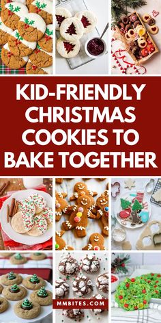 Christmas Cookie Ideas Christmas Treats To Make With Toddlers, Simple Christmas Baking For Kids, Kid Friendly Christmas Cookie Recipes, Kids Christmas Cooking, Christmas Cookies Toddlers, Christmas Baking For Toddlers, Dye Free Christmas Cookies, Easy Christmas Cookies To Make With Kids, Christmas Baking With Toddlers