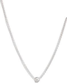 Classic Solitaire Necklace With Round Pendant And Adjustable Chain, Classic Silver Solitaire Necklace With Cable Chain, Everyday White Diamond Solitaire Necklace, Classic Solitaire Necklace In Sterling Silver With Adjustable Chain, Everyday Luxury Solitaire Necklace In Diamond White, Classic Sterling Silver Solitaire Necklace With Adjustable Chain, Minimalist Vvs Clarity Diamond White Solitaire Necklace, Diamond White Solitaire Necklace With Adjustable Chain, Diamond White Sterling Silver Solitaire Necklace With Adjustable Chain