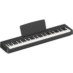 an electronic keyboard is shown on a white background