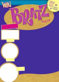 a poster with the word braz on it