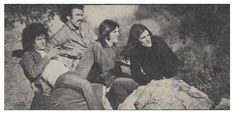 Eagles / Group Photo-Outdoors-Sitting on Rocks (1972)