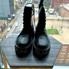 Brand New Celine Boots Chanel Ankle Boots 2022, Celine Boots, Celine Shoes, New Boots, Jelly Shoes, Walker Boots, Boot Sandals, Rain And Snow Boots, Sneaker Shopping