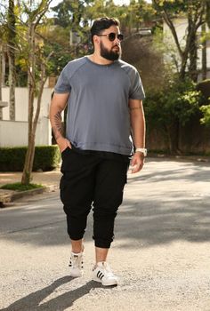 Outfits For Heavy Men, Estilo Vanessa Hudgens, Clothes For Big Men, Casual Plus Size Outfits